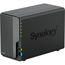 Сетевое хранилище Synology DS224+ 2x2.5/3.5 SATA/Celeron J4125/2Gb DDR4