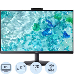 Монитор Acer Vero(UM.HB2EE.501)27/FHD/IPS/120Hz/250cd/1ms/VGA/HDMI/DP