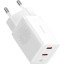 Зарядное устройство сетевое Baseus GaN5 Pro USB-C+C 40W белый