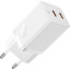 Зарядное устройство сетевое Baseus GaN5 Pro USB-C+C 40W белый