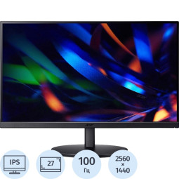 Монитор Acer Vero (UM.HB2CD.304)27/WQHD/IPS/100Hz/350cd/1ms/HDMI/DP