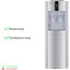 Кулер для воды напольный Ecotronic H1-LF White с холодильником