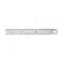 Линейка  измерительная 150х19 мм металлическая Micron 42158