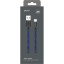 Кабель USB PERO DC-04 Type-C, 3А, 2м, Blue-black (Fast Charge)