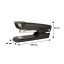 Степлер Maped ESSENTIALS METAL до25л,N24/6,26/6,метал,гл.зак61мм,чер,354311