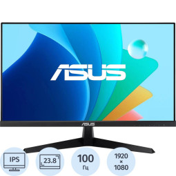 Монитор ASUS VY249HF(90LM06A3-B01A70)23.8/FHD/IPS/100Hz/250cd/1ms/HDMI/Dsub