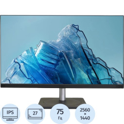 Монитор Acer Vero (UM.HB3CD.E01)27/WQHD/IPS/100Hz/350cd/1ms/HDMI/DP