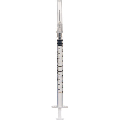 Шприц туберкулиновый 1мл LS 27G(0,4x12) над. 150шт/уп Джинлонг