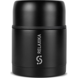 Термос для еды Relaxika 301 (0,5 литра), черный, R301.500.2