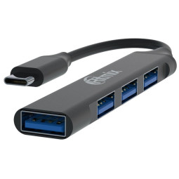 Разветвитель USB Ritmix CR-4401 Metal 1xUSB 3.0 + 3xUSB 2.0 (80001491)