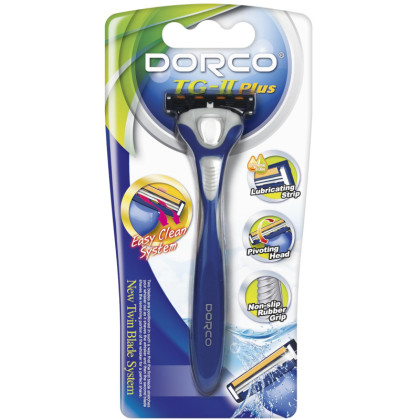 Бритва Dorco TNA3002, 1 см.кас., 2лез., крепл. SLALOM, плав.головка