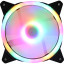 Вентилятор GMNG GG-CF120FRGB2-BK RGB 120х120x25 черный 4-pin Ret