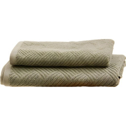 Набор полотенец махровых TAC VENTURA 50х90,70х140 500 г/м2 GREEN, фисташка