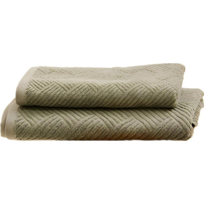 Набор полотенец махровых TAC VENTURA 50х90,70х140 500 г/м2 GREEN, фисташка