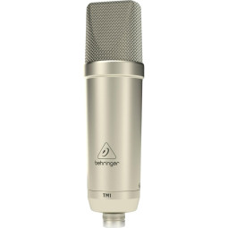 Микрофон Behringer TM1, широкомембранный, конденсаторный, кабель, чехол