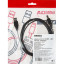 Кабель USB 2.0 AM/BM, 1.8м, чер (OAVDC001)