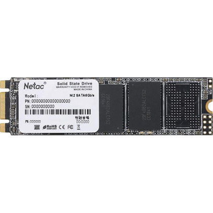 SSD накопитель Netac N535N M.2 2280 SATA 3D NAND 512GB(NT01N535N-512G-N8X)