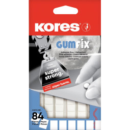 Клейкая лента -масса KORES Gum Fix удаляемая 84 шт/уп 31600
