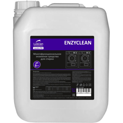 Профхим д/стирки осн.нейтр ср-во д/бел-цв.тканей Luscan Prof/Enzyclean, 5л
