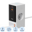 Зарядное устройство сетевое Baseus PSLR000602 2AC+1A+1C retr 65W белый