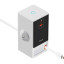 Зарядное устройство сетевое Baseus PSLR000602 2AC+1A+1C retr 65W белый