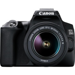 Фотоаппарат Canon EOS 250D Kit Black + EF-S 18-55 DC (3454C003)