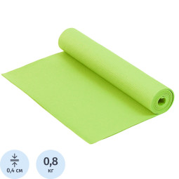 Коврик для фитнеса и йоги  Larsen PVC лайм р173х61х0,4см 354072