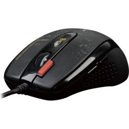 Мышь компьютерная A4Tech V-Track (F5) черн.рисунок/оптич/3000dpi/USB/6кн