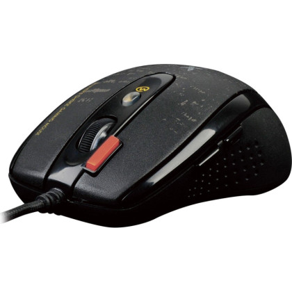 Мышь компьютерная A4Tech V-Track (F5) черн.рисунок/оптич/3000dpi/USB/6кн