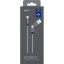 Кабель PERO, DC-07, 1м, Type-C/USB-A to Type-C, 60W, серый