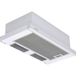 Вытяжка KRONA KAMILLA 600 WHITE (2 мотора)  встраиваемая, 1066 м³/ч, кнопки
