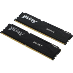 Модуль памяти Kingston FURY DDR5 DIMM 16GB(2x8Gb) 5200Мгц(KF552C40BBK2-16)