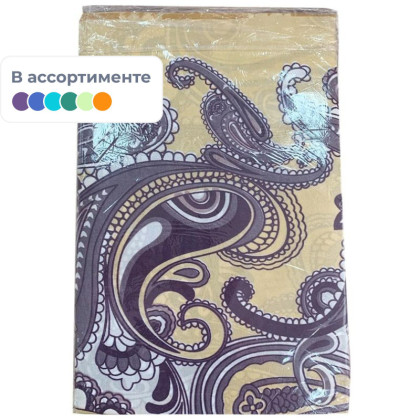 Постельное белье 1,5сп микрофибра 65гр/м2 (нав.50х70- 1 шт.), ассорти
