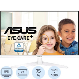 Монитор ASUS VY279HE-W(90LM06D2-B01170)27/FHD/IPS/75Hz/250cd/5ms/HDMI/D-Sub