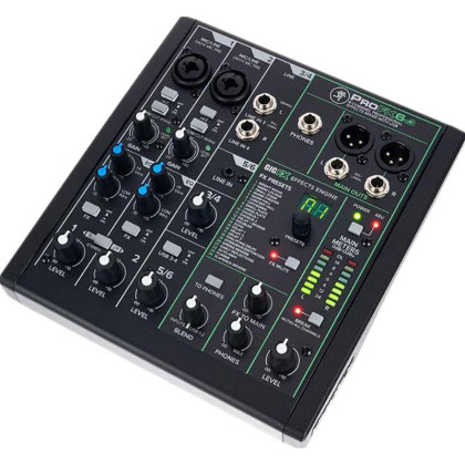 Микшерный пульт Mackie ProFX6v3, 6-канальный, с процессором эффектов