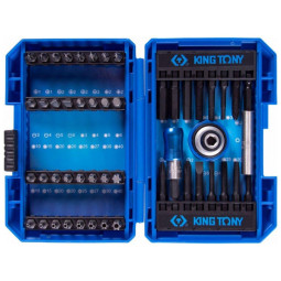 Набор бит 1/4, PH, PZ, Hex, Torx, Slotted,49 предметов KING TONY