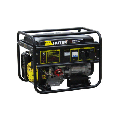 Генератор бензиновый HUTER DY8000LX-3, 6.5кВт, 3-фазн, эл.стартер (64/1/28)