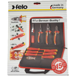 Набор инструмента диэлектрический, в сумке Felo 41381104