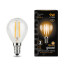 Лампа светодиодная Gauss LED Filament Шар E14 9Вт 680Лм 2700K (105801109)