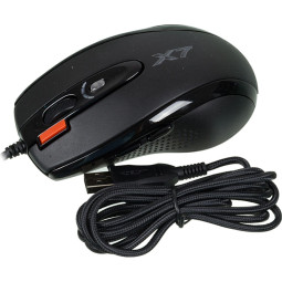 Мышь компьютерная A4Tech XL-750BK черный лазерная (3600dpi) USB2.0 (6кн)
