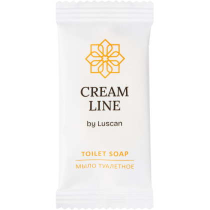 Мыло туалетное Luscan Cream Line, флоупак 13г,500шт/уп