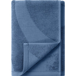 Полотенце махровое Verossa 70х140 Wave Texture, 480 гр/м2, синий, 797264