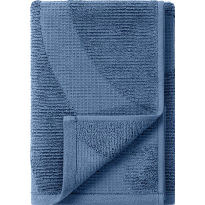 Полотенце махровое Verossa 70х140 Wave Texture, 480 гр/м2, синий, 797264