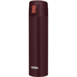 Термокружка Thermos FJM-450 BW (0,45 литра) с трубочкой, коричневая, 561572