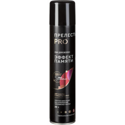 Лак для волосПрелесть Professional Эффект памяти  ССФ 300 см3 NEW! (С)