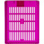 Лоток горизонтальный Attache Bright Colours решетчатый прозрачный фиолет