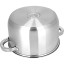 Кастрюля нерж Rondy 5,0л , D=23,5cм, SH07503