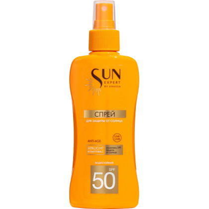 Спрей для защиты от солнца SPF50 180млApalightкомп(Hydroxyapatite)б/диоктит