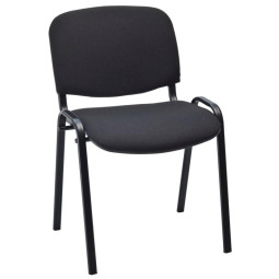 Стул FA_EChair Rio(ИЗО) черн, ткань черная С-11/ТК-1