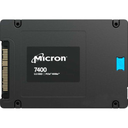SSD накопитель Micron  7400 PRO, 1920GB, U.3(2.5 7mm), NVMe, PCIe 4.0 x4